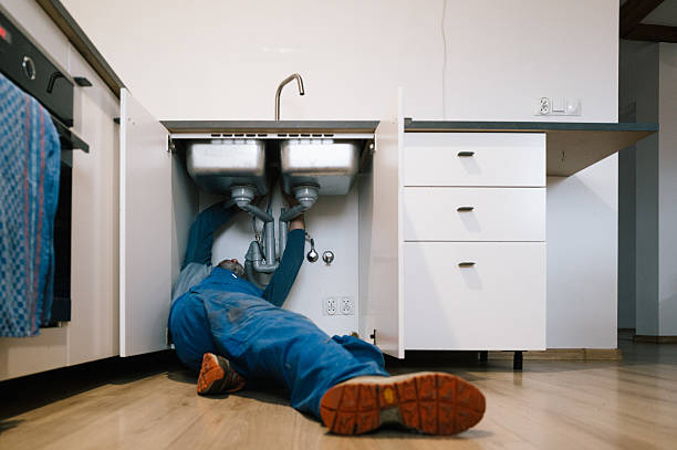 Professional Drain Cleaning technician working in Annapolis, MD